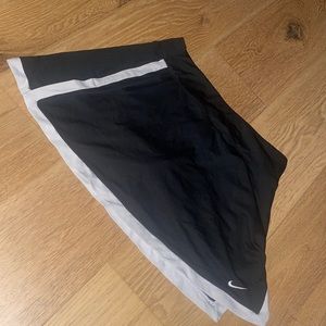 Black & White nike skort